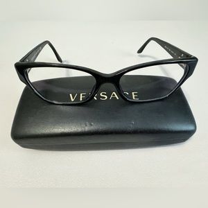 Authentic Versace Eyeglass Frames and Case